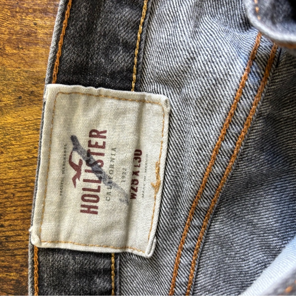 Gray Denim Women's Pants - Picture 3 of 5